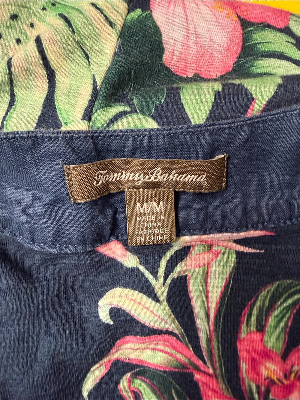 Tommy Bahama Womens Tropical Floral Halter Maxi dress cotton linen medium - Picture 5 of 5